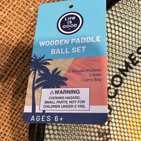 Life Is Good Paddle Ball Set - Picture 2 of 2